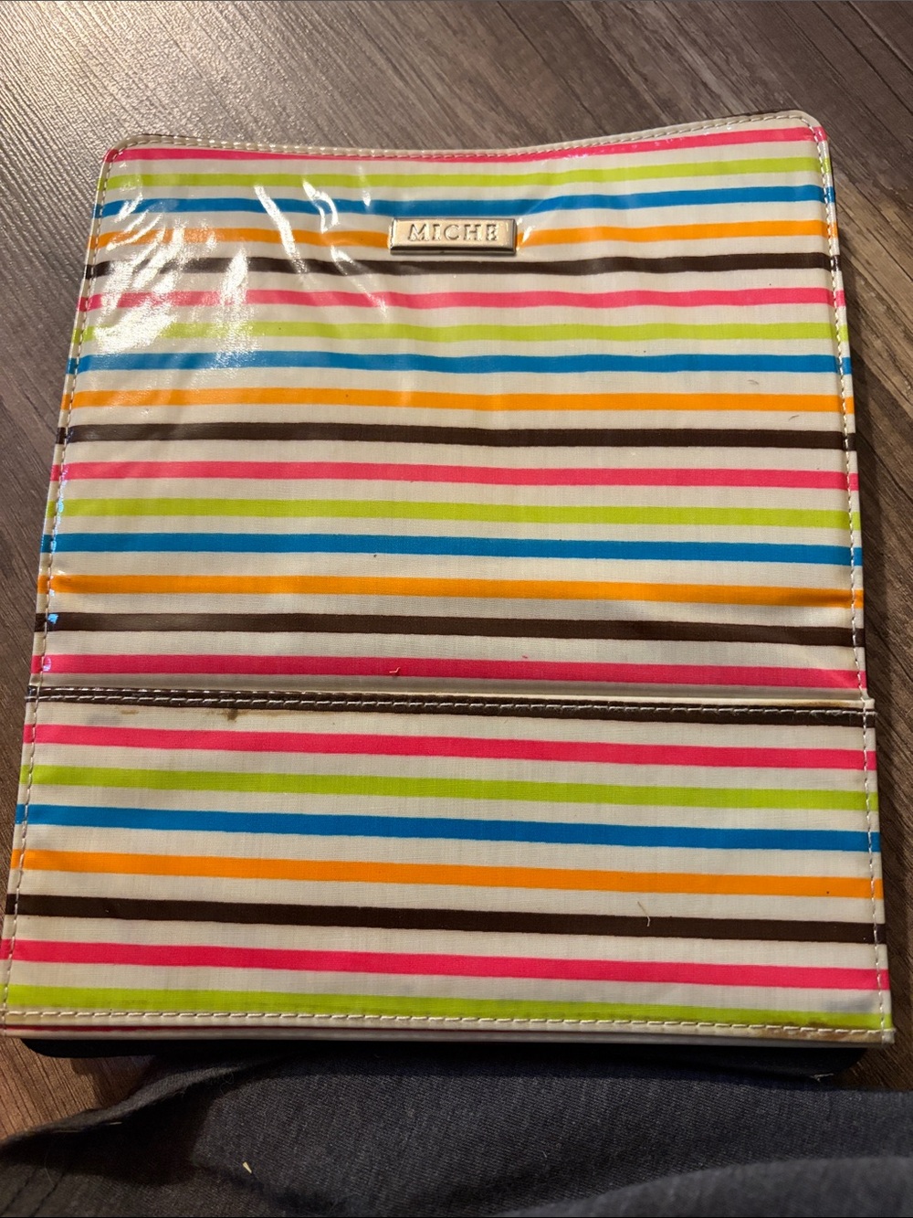 MICHE Kids Striped Multi-Color Mini Shell